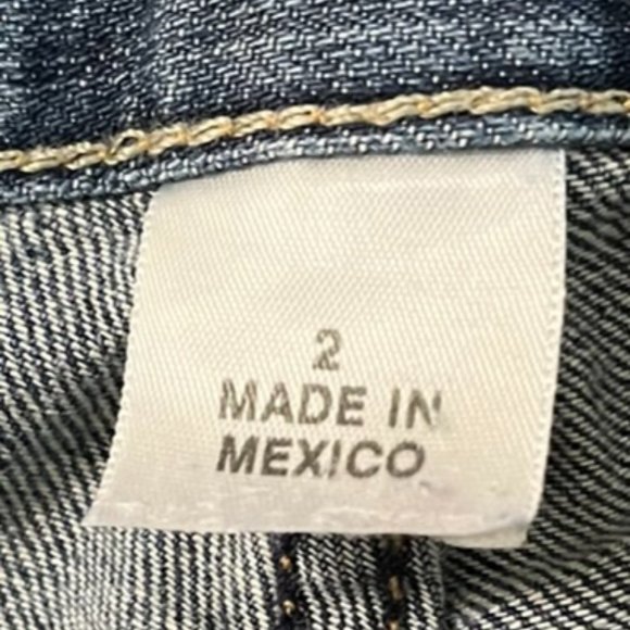 Eddie Bauer Curvy Slim Straight Womens Denim Jean sz 2 - Picture 11 of 13